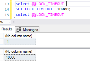 Lock modes:Lock Timeout 1 by MM Gehlot